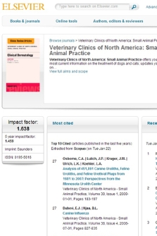 „Veterinary Clinics of North America: Small Animal Practice”