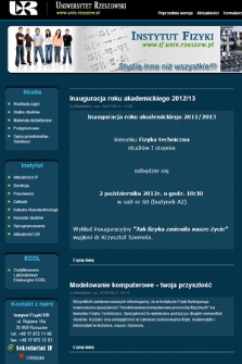 Instytut Fizyki ; Uniwersytet Rzeszowski