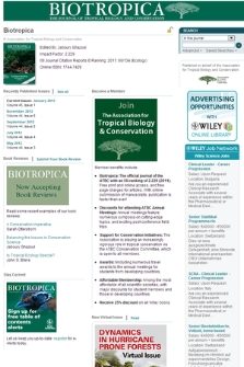 BIOTROPICA : the journal of tropical biology and conservation