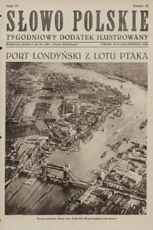 Słowo Polskie : tygodniowy dodatek ilustrowany. 1928, nr 42