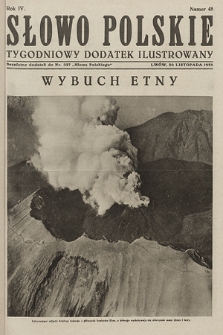 Słowo Polskie : tygodniowy dodatek ilustrowany. 1928, nr 49