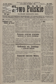 Słowo Polskie. 1928, nr 254