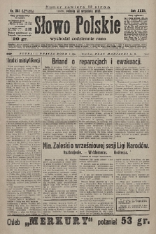 Słowo Polskie. 1928, nr 262