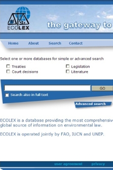 ECOLEX - the gateway to environmental law