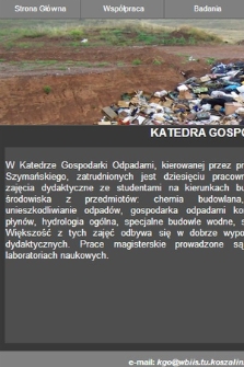 Katedra Gospodarki Odpadami