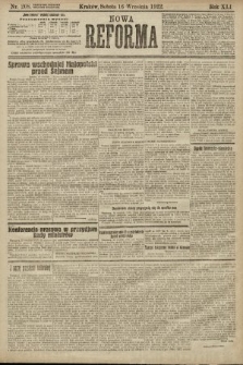 Nowa Reforma. 1922, nr 208
