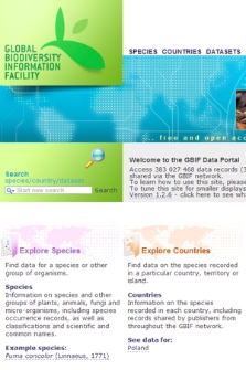 GBIF data portal