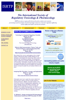 International Society for Regulatory Toxicology and Pharmacology