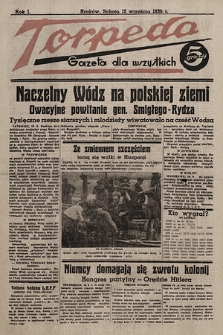 Torpeda : gazeta dla wszystkich. 1936.09.12