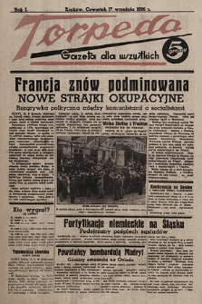 Torpeda : gazeta dla wszystkich. 1936.09.17