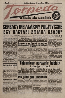 Torpeda : gazeta dla wszystkich. 1936.09.19