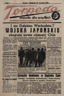 Torpeda : gazeta dla wszystkich. 1936.09.27