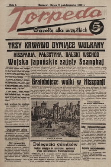 Torpeda : gazeta dla wszystkich. 1936.10.02