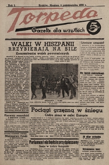 Torpeda : gazeta dla wszystkich. 1936.10.04