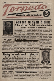 Torpeda : gazeta dla wszystkich. 1936.10.11