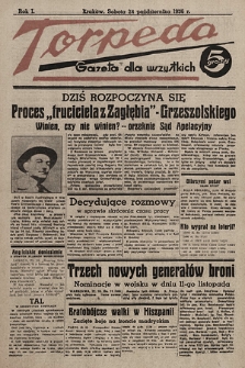 Torpeda : gazeta dla wszystkich. 1936.10.24