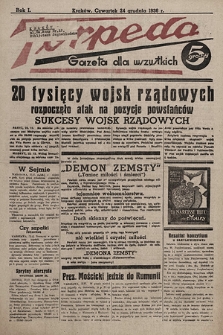 Torpeda : gazeta dla wszystkich. 1936.12.24