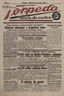 Torpeda : gazeta dla wszystkich. 1936.12.28