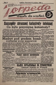 Torpeda : gazeta dla wszystkich. 1936.12.31