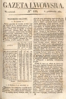 Gazeta Lwowska. 1831, nr 119