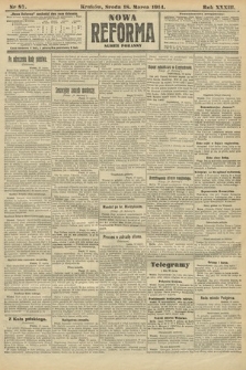 Nowa Reforma (wydanie poranne). 1914, nr 87