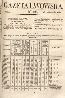 Gazeta Lwowska. 1831, nr 123