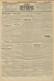 Nowa Reforma (wydanie popołudniowe). 1914, nr 235