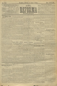 Nowa Reforma (wydanie poranne). 1914, nr 261