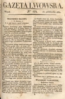Gazeta Lwowska. 1831, nr 124