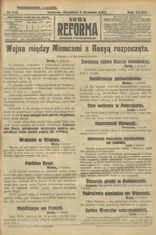 Nowa Reforma (wydanie popołudniowe). 1914, nr 316