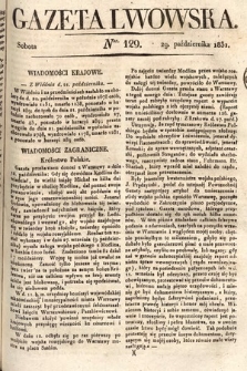 Gazeta Lwowska. 1831, nr 129