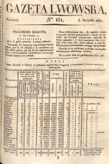 Gazeta Lwowska. 1831, nr 131