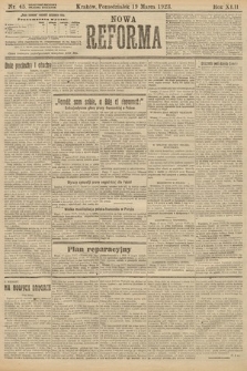 Nowa Reforma. 1923, nr 45