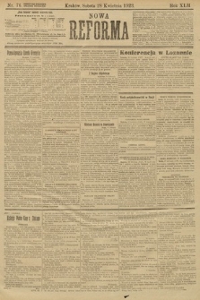 Nowa Reforma. 1923, nr 76