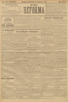 Nowa Reforma. 1923, nr 117