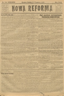 Nowa Reforma. 1923, nr 194