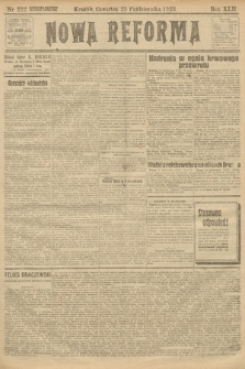 Nowa Reforma. 1923, nr 222