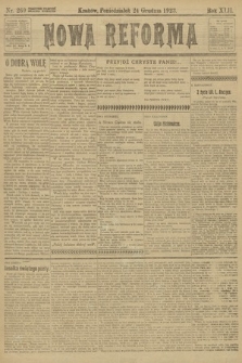 Nowa Reforma. 1923, nr 269