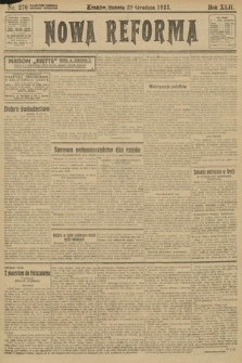 Nowa Reforma. 1923, nr 270