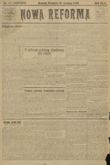 Nowa Reforma. 1923, nr 271
