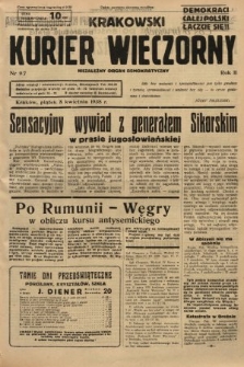 Krakowski Kurier Wieczorny : niezależny organ demokratyczny. 1938, nr 97