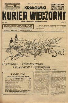 Krakowski Kurier Wieczorny : niezależny organ demokratyczny. 1938, nr 105