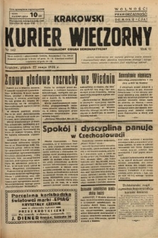 Krakowski Kurier Wieczorny : niezależny organ demokratyczny. 1938, nr 142