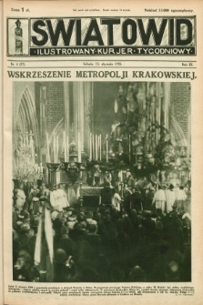 Światowid : ilustrowany kurjer tygodniowy. 1926, nr 4