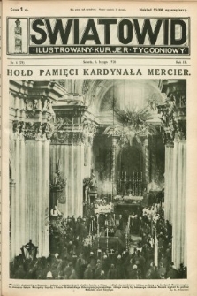 Światowid : ilustrowany kurjer tygodniowy. 1926, nr 6