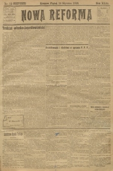 Nowa Reforma. 1924, nr 15