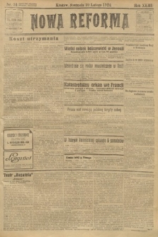 Nowa Reforma. 1924, nr 34