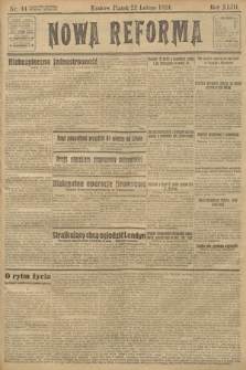 Nowa Reforma. 1924, nr 44
