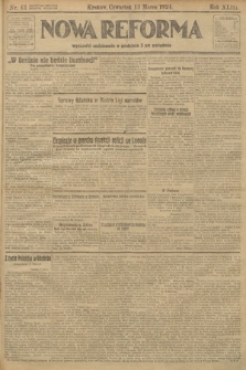 Nowa Reforma. 1924, nr 61