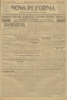 Nowa Reforma. 1924, nr 72